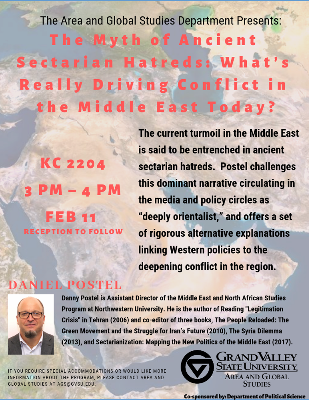 Danny Postel Event Flyer